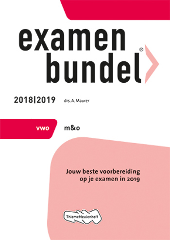 9789006429237 - Examenbundel 2018-2019 vwo m&o