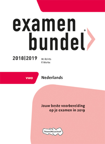 9789006429343 - Examenbundel 2018-2019 vwo nederlands