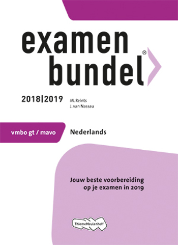 9789006429473 - Examenbundel 2018-2019 vmbo-gt-mavo nederlands