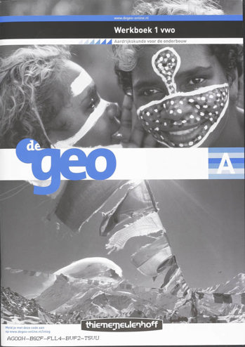 9789006433364 - De geo (8e editie) 1v werkboek deel a+b