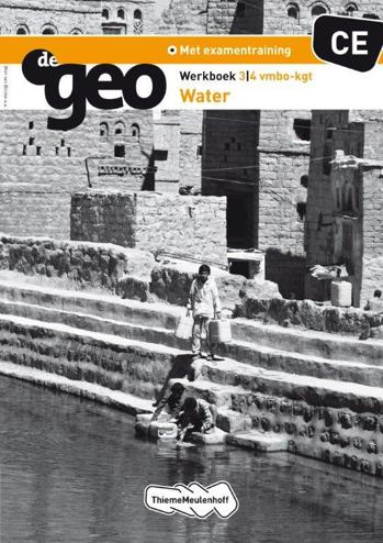 9789006436860 - De geo 3/4 vmbo-kgt werkboek CE water