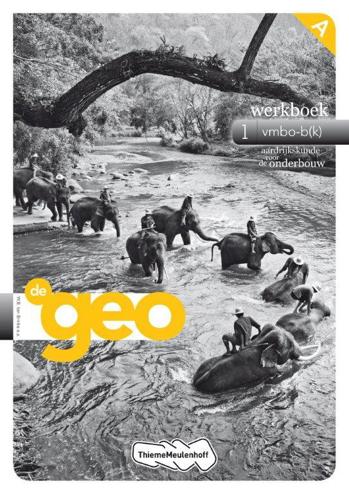 9789006438505 - De geo (9e editie) 1 vmbo-b(k) combi wb/startpag verw.lic