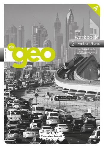 9789006438604 - De geo (9e editie) 2 vmbo-t/h combi wb/startpag verw.lic