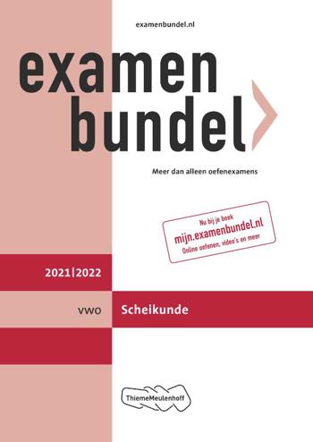 9789006491357 - Examenbundel 2021-2022 vwo scheikunde
