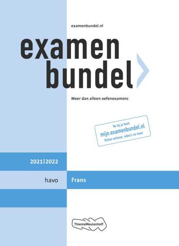 9789006491395 - Examenbundel 2021-2022 havo frans