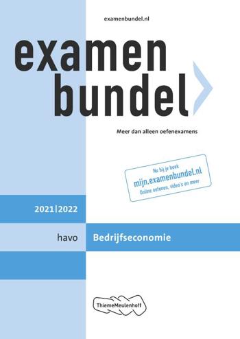 9789006491432 - Examenbundel 2021-2022 havo bedrijfseconomie