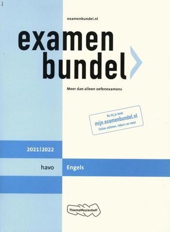 9789006491548 - Examenbundel 2021-2022 havo engels