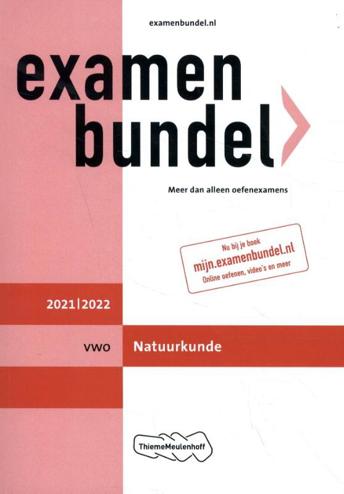 9789006491555 - Examenbundel 2021-2022 vwo natuurkunde