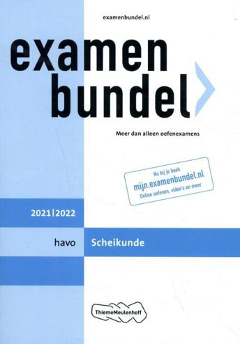 9789006491579 - Examenbundel 2021-2022 havo scheikunde