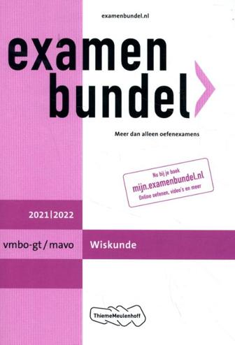 9789006491616 - Examenbundel 2021-2022 vmbo-gt/mavo wiskunde