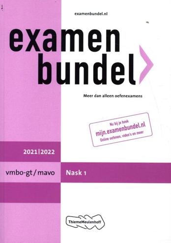 9789006491623 - Examenbundel 2021-2022 vmbo-gt/mavo NaSk1