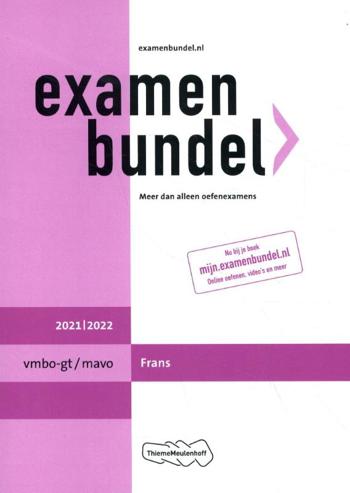 9789006491661 - Examenbundel 2021-2022 vmbo-gt/mavo frans