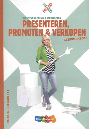 9789006680713 - MIXED 3/4 vmbo LRN-line online + boek Presenteren, promoten & verkopen  LiFo-totaal