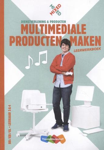 9789006680652 - MIXED 3/4 vmbo LRN-line online + boek Multimediale producten maken LiFo-totaal