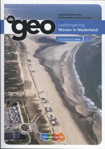 9789006619423 - De geo 2e fase vwo leefomgeving wonen in ned studieboek