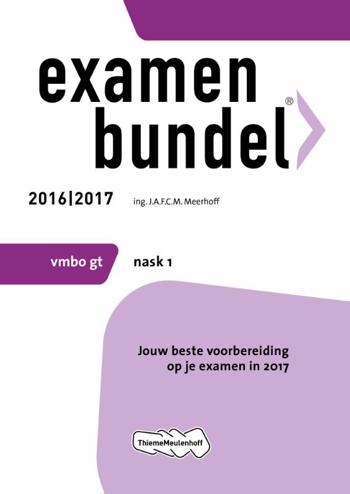 9789006629095 - Examenbundel 2016-2017 vmbo-gt nask 1