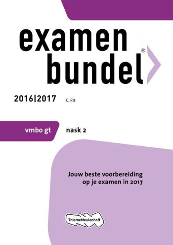 9789006629101 - Examenbundel 2016-2017 vmbo-gt nask 2