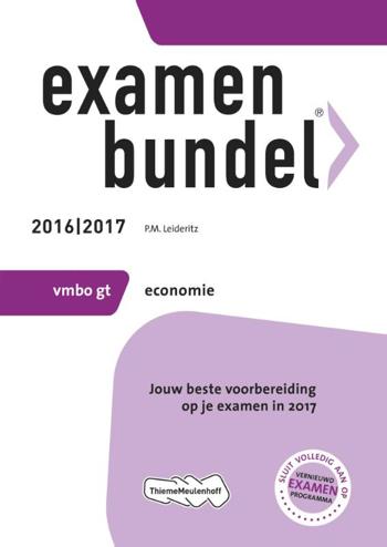 9789006629125 - Examenbundel 2016-2017 vmbo-gt economie