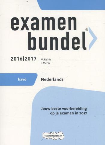 9789006629156 - Examenbundel 2016-2017 havo nederlands