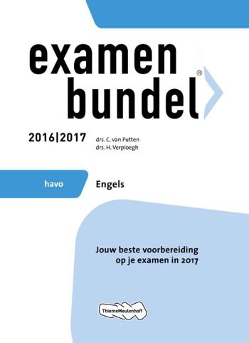 9789006629163 - Examenbundel 2016-2017 havo engels