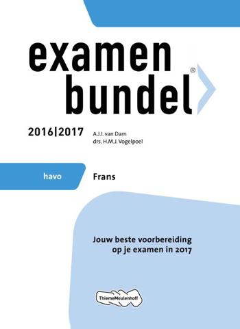 9789006629187 - Examenbundel 2016-2017 havo frans