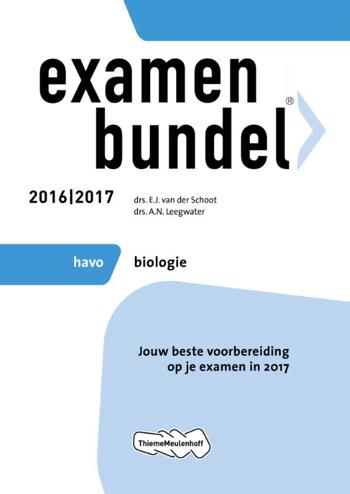 9789006629194 - Examenbundel 2016-2017 havo biologie