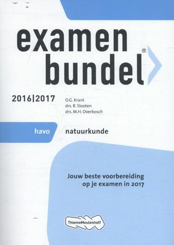 9789006629231 - Examenbundel 2016-2017 havo natuurkunde
