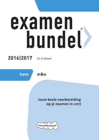 9789006629286 - Examenbundel 2016-2017 havo m&o