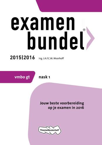 9789006636284 - Examenbundel 2015-2016 vmbo-gt nask 1