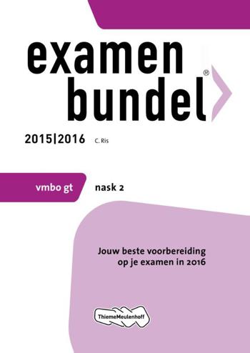 9789006636291 - Examenbundel 2015-2016 vmbo-gt nask 2