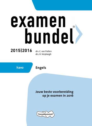 9789006636369 - Examenbundel 2015-2016 havo engels