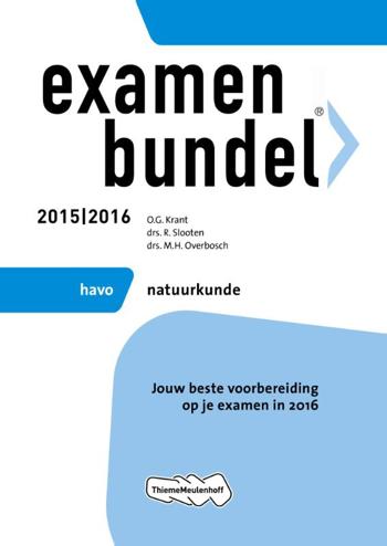 9789006636420 - Examenbundel 2015-2016 havo natuurkunde