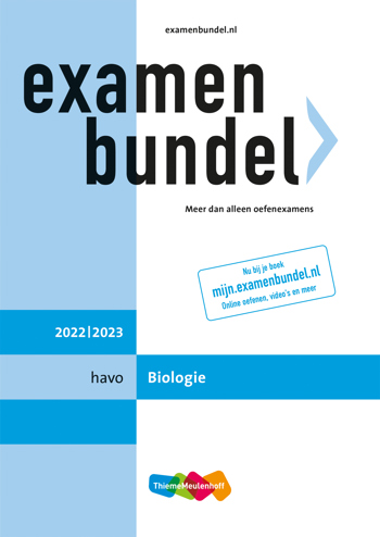 9789006639599 - Examenbundel 2022-2023 havo biologie