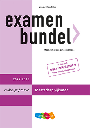 9789006639612 - Examenbundel 2022-2023 vmbo-gt/mavo maatschappijkunde