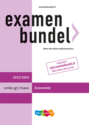 9789006639636 - Examenbundel 2022-2023 vmbo-gt/mavo economie