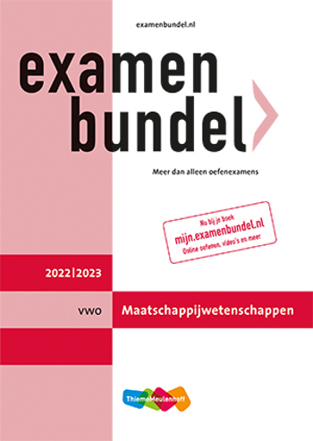 9789006639667 - Examenbundel 2022-2023 vwo maatschappijwetenschappen