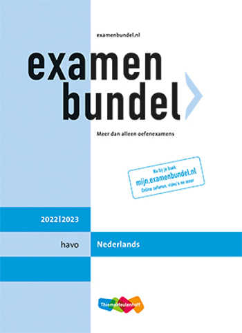 9789006639674 - Examenbundel 2022-2023 havo nederlands