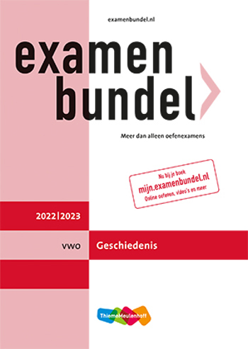 9789006639773 - Examenbundel 2022-2023 vwo geschiedenis