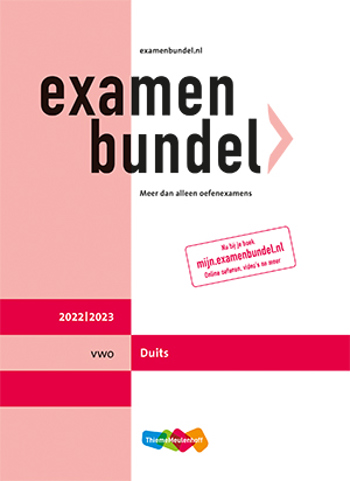 9789006639780 - Examenbundel 2022-2023 vwo duits