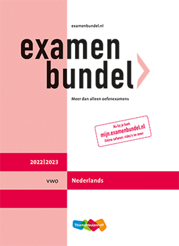 9789006639827 - Examenbundel 2022-2023 vwo nederlands