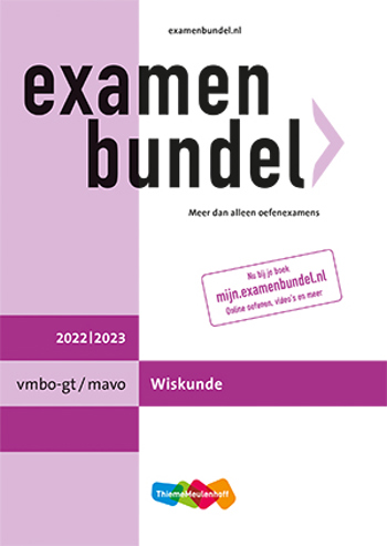 9789006639919 - Examenbundel 2022-2023 vmbo-gt/mavo wiskunde