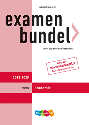 9789006639933 - Examenbundel 2022-2023 vwo economie
