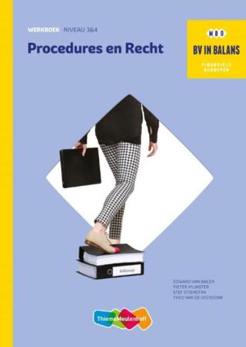 9789006640908 - BV in balans Werkboek Procedures en Recht