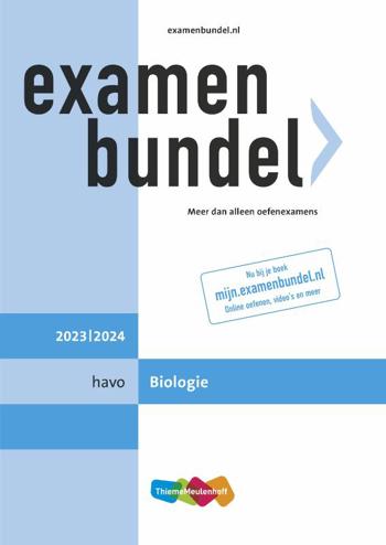 9789006648195 - Examenbundel 2023-2024 havo biologie