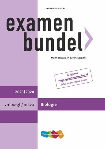 9789006648225 - Examenbundel 2023-2024 vmbo-gt/mavo biologie
