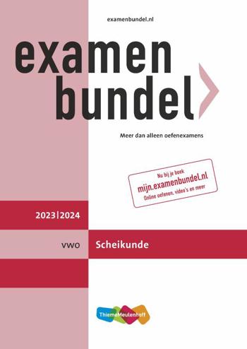 9789006648249 - Examenbundel 2023-2024 vwo scheikunde