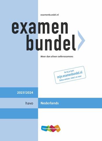 9789006648270 - Examenbundel 2023-2024 havo nederlands