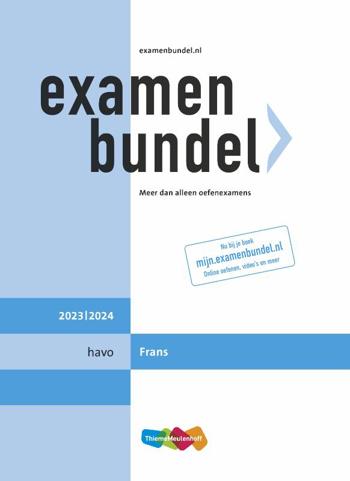 9789006648287 - Examenbundel 2023-2024 havo frans