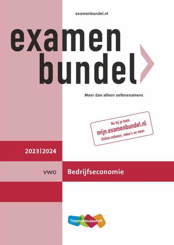 9789006648317 - Examenbundel 2023-2024 vwo bedrijfseconomie