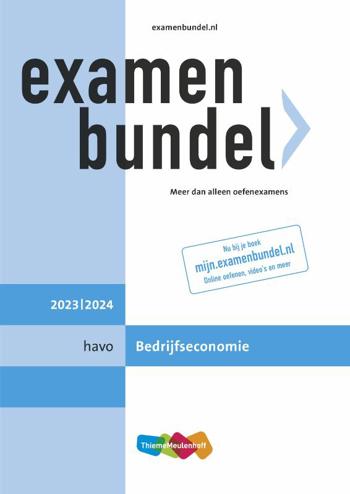 9789006648324 - Examenbundel 2023-2024 havo bedrijfseconomie